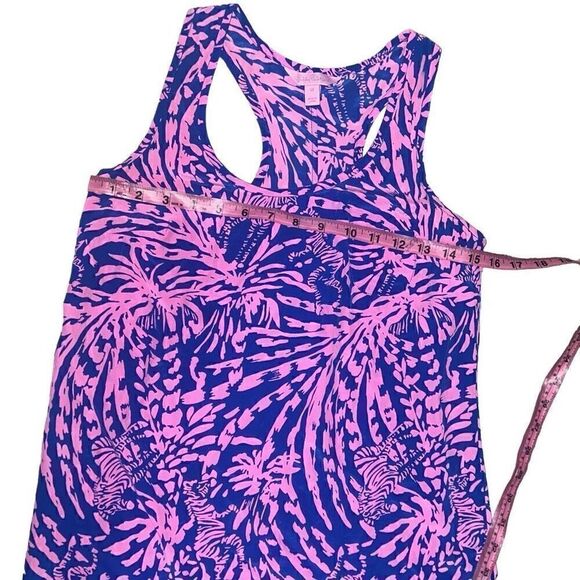 Lilly Pulitzer Rollin in the Grass Betty Dress Sleeveless Silk Zebra XS X-Small - Picture 5 of 9